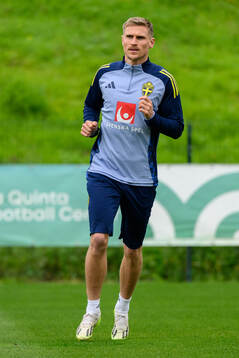 Carl Starfelt of the Swedish men's national football team
