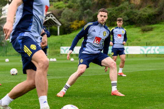 Gabriel Gudmundsson of the Swedish men's national football