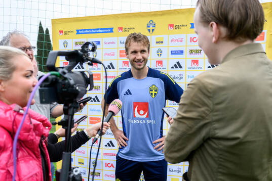 Benjamin Nygren of the Swedish men's national football team