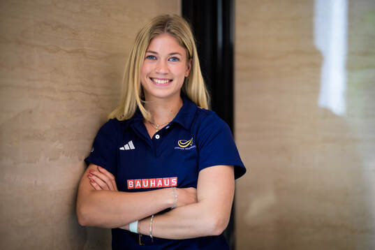Julia Henriksson of the Swedish national athletics team