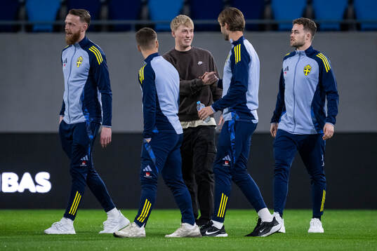 Melker Widell of the Swedish men's national football team