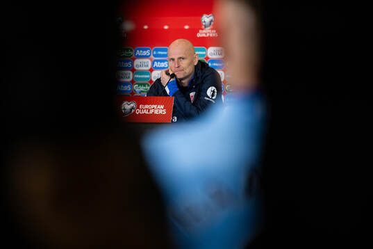 Ståle Solbakken, head coach of the Norwegian national