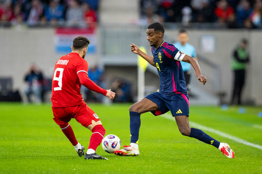 Alexander Isak of Sweden