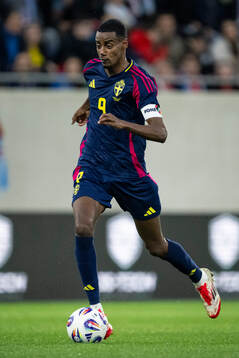 Alexander Isak of Sweden