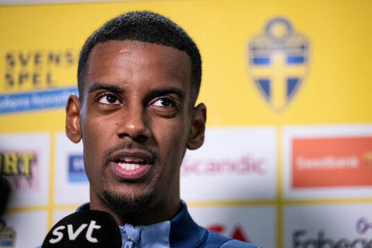 Alexander Isak of Sweden