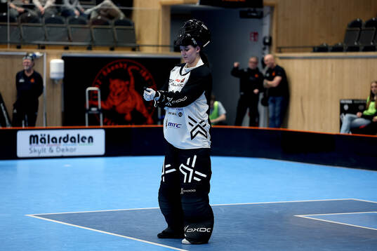 Rönbys målvakt Louranna Jacobsson