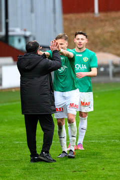 Jönköpings Södras Olle Almström jublar