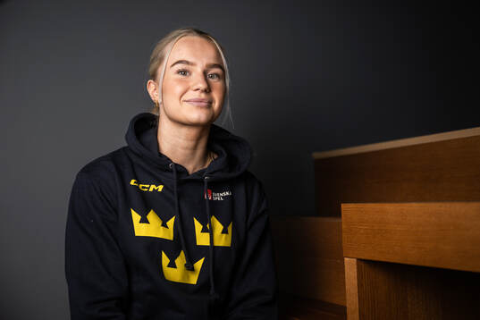 Wilma Sundin of Sweden poses for a portrait at a press event