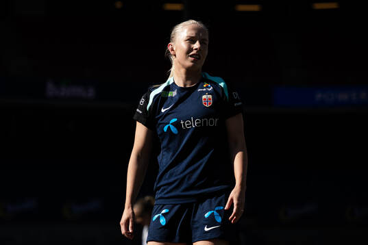 Thea Bjelde of the Norwegian women's national football team