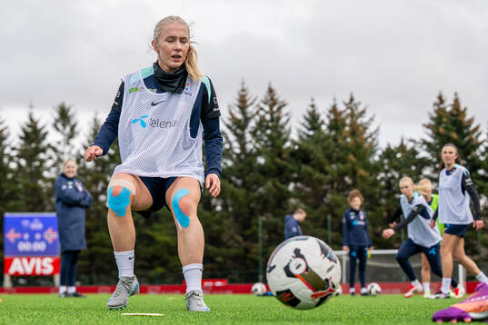 Thea Bjelde of the Norwegian women's national football team