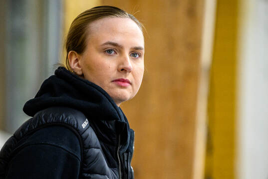 Frölundas tränare Karin Svedberg