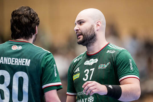 OV Helsingborgs Robin Sanderhem och Emil Andersson deppar