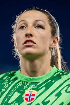 Goalkeeper Cecilie Fiskerstrand of Norway