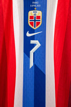 The kit of Ingrid Syrstad Engen of Norway in the dressing