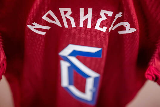 The kit of Andrea Norheim of Norway in the dressing room