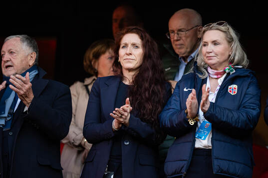 Lise Klaveness, president of the Norwegian Football