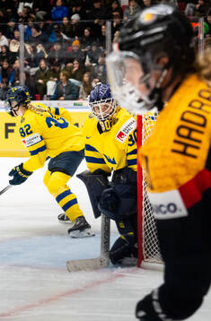 Goaltender Emma Söderberg of Sweden
