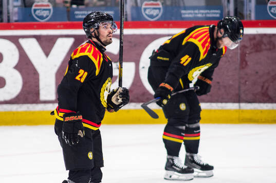 Brynäs Axel Andersson deppar