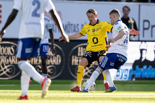 Elfsborgs Simon Hedlund och IFK Norrköpings Sebastian