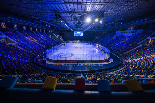Interiör vy av Hovet