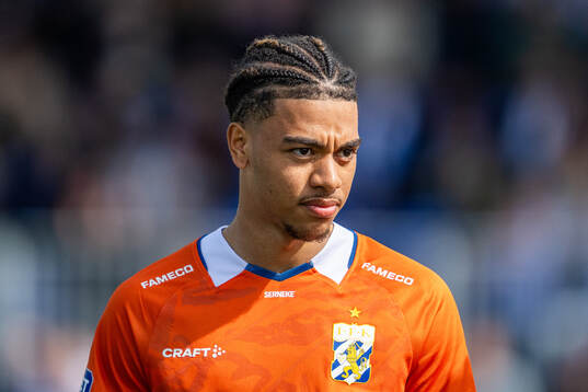 IFK Göteborgs Sebastian Clemmensen vid line-up