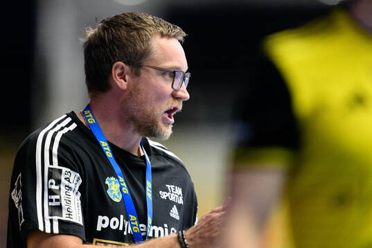Ystad IFs tränare Oscar Carlén