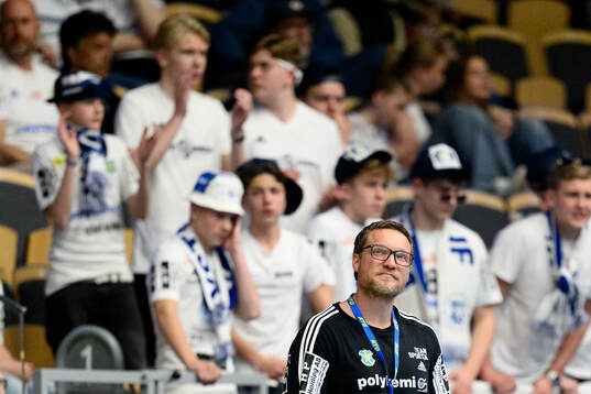 Ystad IFs tränare Oscar Carlén