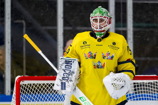 Goalkeeper Arvid Holm of Sweden