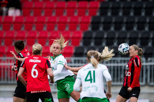 Hammarbys Cathinka Tandberg och Brommapojkarnas Joanna