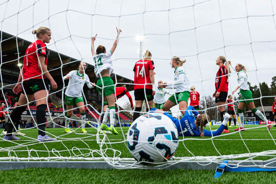 Hammarbys Bella Andersson jublar