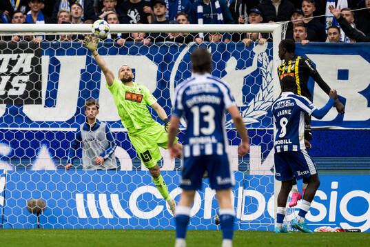 Häckens målvakt Oscar Jansson