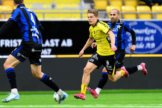 Elfsborgs Gottfrid Rapp och Sirius Saba Mamatsashvili