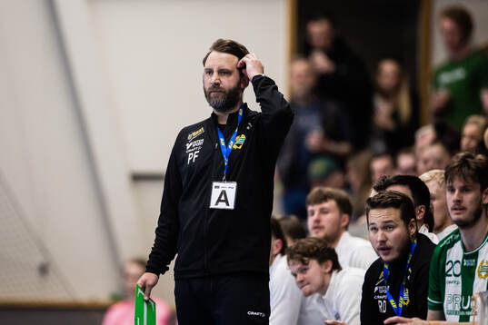 Hammarbys tränare Patrik Fahlgren och assisterande