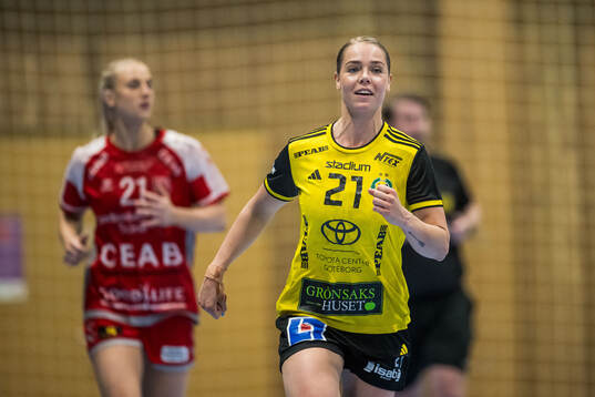 Sävehofs Linn Hansson jublar