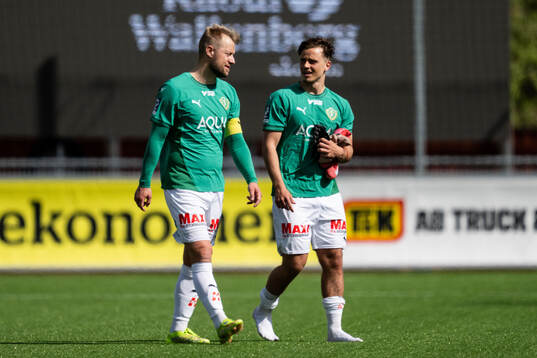 Jönköpings Södras Sebastian Crona och Benjamin Tannus