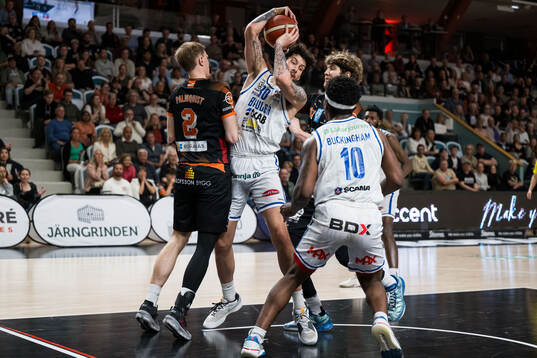 Borås Oskar Palmquist och Luleås Brandon Johns Jr och