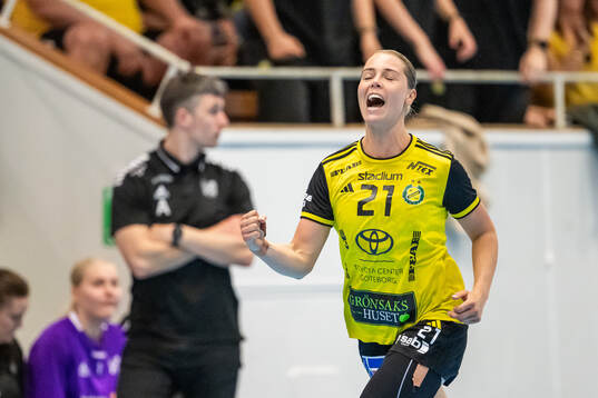Sävehofs Linn Hansson jublar