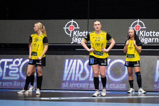 Sävehofs Elin Karlsson, Thea Blomst och Ida Landberg och