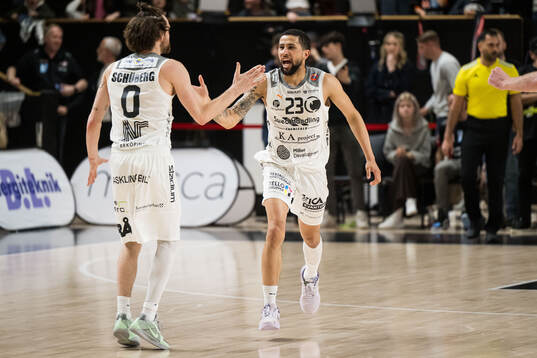 Norrköpings Marcus Tyus jublar