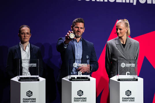 The Brynäs puck is drawn