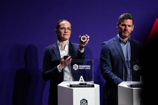 The Luleå puck is drawn