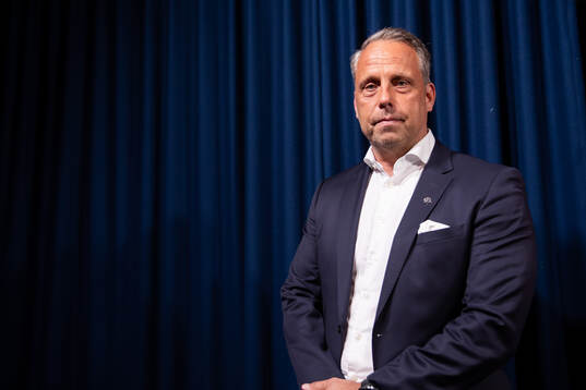 CHL president Jörgen Lindgren poses for a portrait