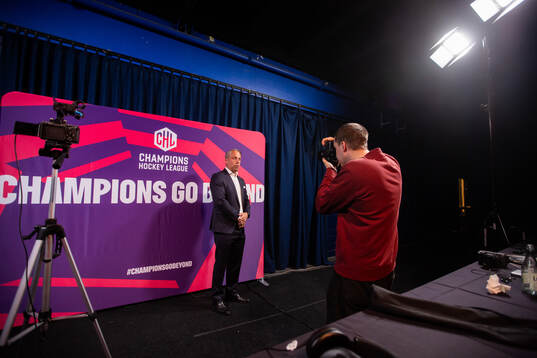 CHL president Jörgen Lindgren poses for a portrait