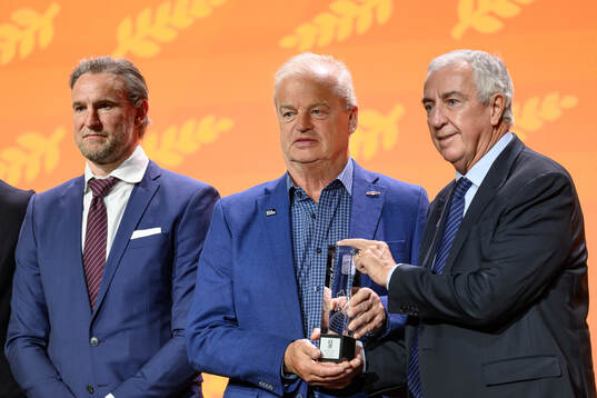 Niklas Kronwall, Bengt-Åke Gustafsson and Luc Tardif,