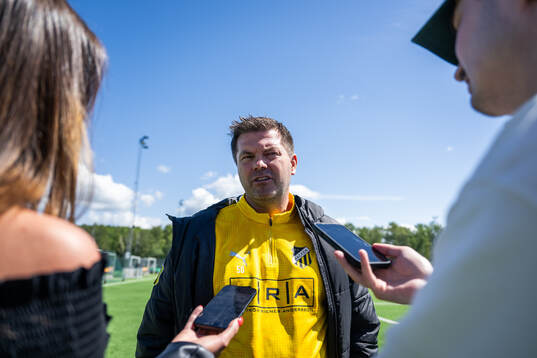 Häckens tränare Jens Gustafsson