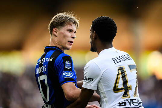 Sirius Marcus Lindberg och AIKs Alexander Fesshaie Beraki