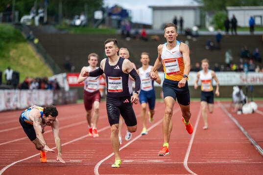 Patryk Sieradzki of Poland and Mateusz Borkowski of Poland
