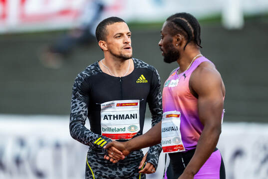 Skander Djamil Athmani of Algeria and Salum Ageze Kashafali
