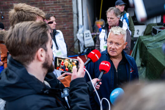 Coach Gjert Ingebrigtsen is interviewed