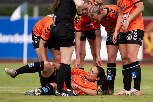 Kristianstads Alice Nilsson har ont